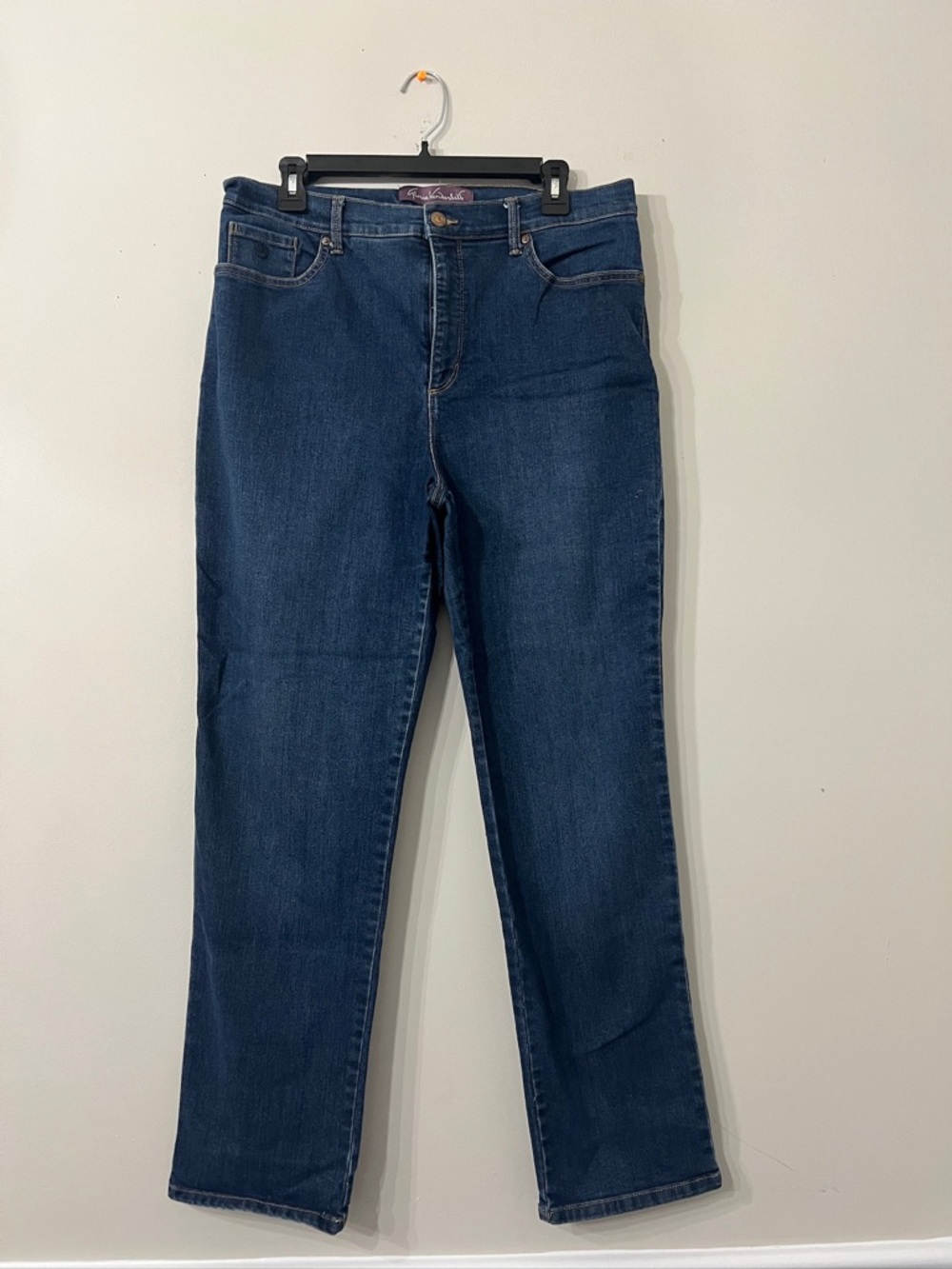 Gloria Vanderbilt Dark Blue Straight Leg Jeans